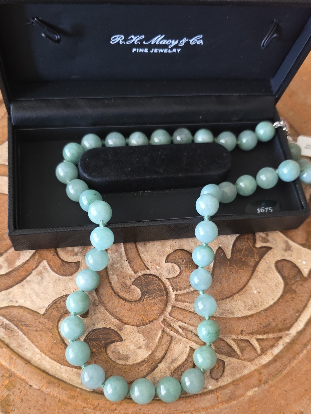 Light Aqua Beaded Necklace